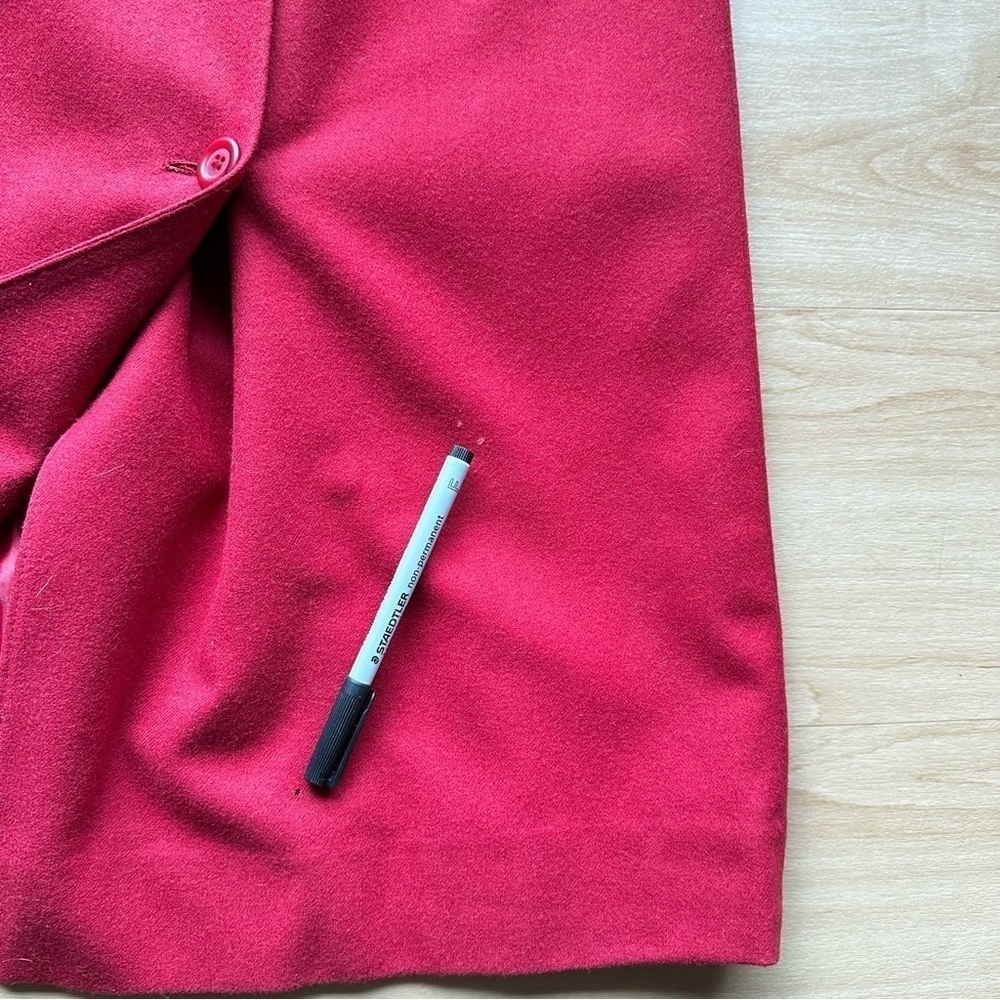 Vintage Pendleton Bright Red Double Breasted Slee… - image 7